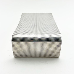 Stylish and Good Quality Sterling Silver Cigarette or Trinket Box