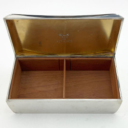 Stylish and Good Quality Sterling Silver Cigarette or Trinket Box