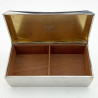 Stylish and Good Quality Sterling Silver Cigarette or Trinket Box