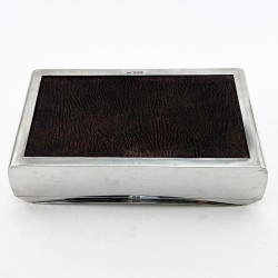 Stylish and Good Quality Sterling Silver Cigarette or Trinket Box