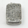 Charming George Unite Victorian Sterling Silver Vinaigrette