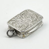 Charming George Unite Victorian Sterling Silver Vinaigrette