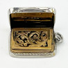 Charming George Unite Victorian Sterling Silver Vinaigrette