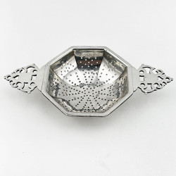 Good Quality and Gauge Sterling Silver Tea Strainer (1935)