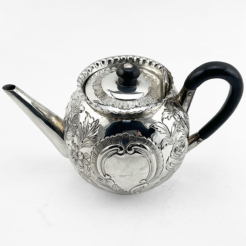Victorian Sterling Silver Bachelor Size Tea Pot (1876)