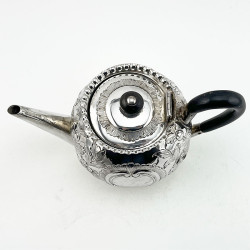 Victorian Sterling Silver Bachelor Size Tea Pot
