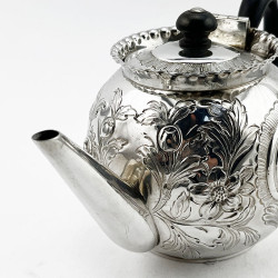 Victorian Sterling Silver Bachelor Size Tea Pot