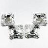 Impressive Pair Victorian Walker & Hall Silver Plated Candlesticks