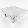 Superb Quality Victorian Square Silver Plated Box