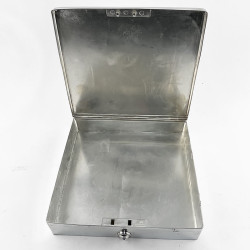 Superb Quality Victorian Square Silver Plated Box