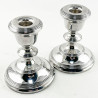 Pair of Vintage Sterling Silver Candlesticks