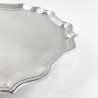 Elegant Georgian Style Sterling Silver Salver