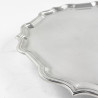 Elegant Georgian Style Sterling Silver Salver