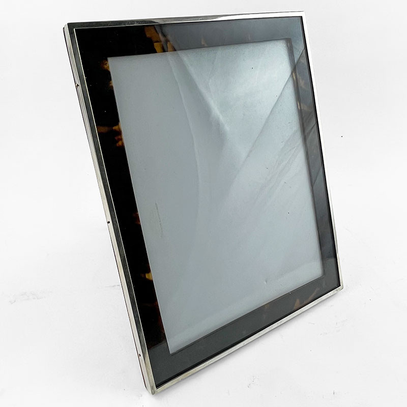 Stylish Tortoiseshell and Sterling Silver Photo Frame (1913)