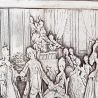 Large Victorian Silver Plated Box Depicting a Grand Ball with Musicians and Dancing
