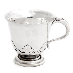 Silver Christening Mug with...