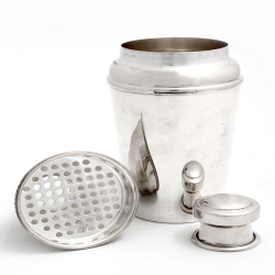 Three Section Mappin & Webb Silver Plate Cocktail Shaker