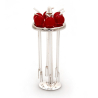 Miniature Cocktail Shaker Shaped Cherry Pick Holder and Spirit Measure