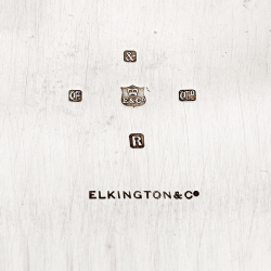 Large Elkington Silver Plated Circular Lidded Box