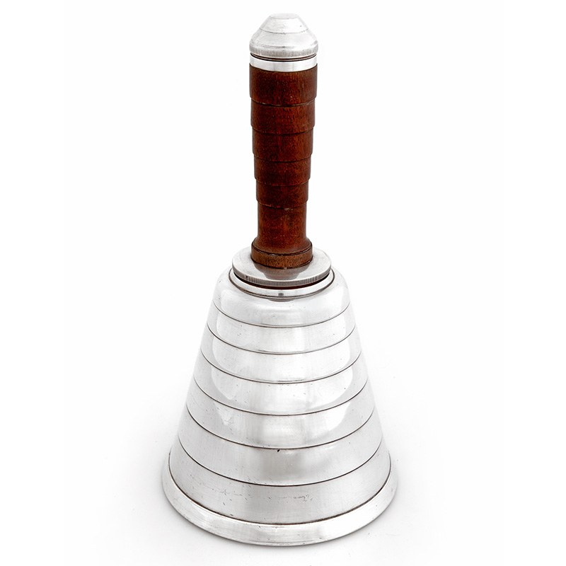 Kingsway Silver Plate Bell Shaped Cocktail Shaker