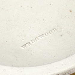 Wedgwood Three Colour Jasperware Barrel with a Floral Decorative Swing Handle