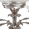 Georgian Old Sheffield Plate Five Bowl Centrepiece Epergne with Lion Paw Feet