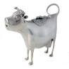 Continental Silver Creamer in the Shape of a Cow c.1900