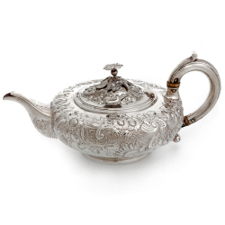Antique Silver Bachelor Tea...
