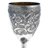 George III Silver Goblet with Gilt Interior and Armorial Crest