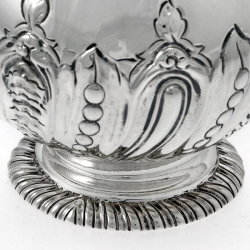 Victorian Silver Pear Shaped Cream Jug