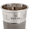 Just a Thimble Full Antique Chester Silver Spirit Measure