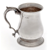 Good Quality George III Style Silver Half Pint or Christening Mug
