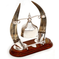 Unusual Cow Horn Table Gong...