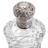 Unusual Shape Victorian Silver Top Perfume Bottle with a Screw Top