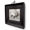 Victorian Silver Plated Framed Relief of a Standing Stag
