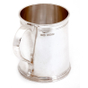 Edwardian Silver Childs Cup or Mug with a Plain Cylindrical Tapering Body