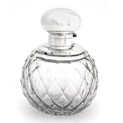 Globe Shape Silver Perfume...