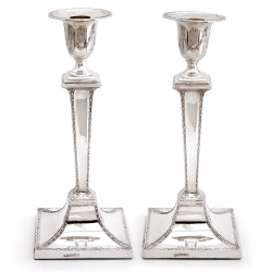 Pair of Silver Candle...