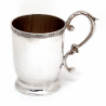 Dublin Silver Childs Mug with Cast Celtic Style Mount