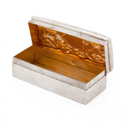 Good Quality Edwardian Silver Jewellery Box in an Art Nouveau Style