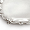 Elkington & Co Silver Salver with a Chippendale Style Border