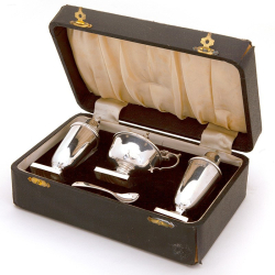 Boxed Four Piece Silver...