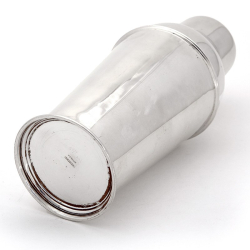 English Art Deco Style Silver Plated Cocktail Shaker