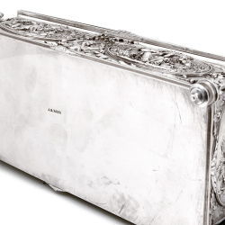 Ornate French Silver Plated Electro Formed Box by A.B. Paris