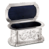 Electro Formed Silver Plate French Paris Casket or Jewellery Box