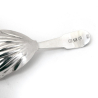Georgian Silver Tea Caddy Spoon with a Scalloped Shaped Bowl