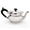 Plain Silver Edwardian Bachelor Sized Tea Pot