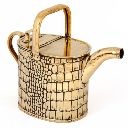 Antique Edwardian Brass Watering Can