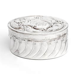 Oval WMF Silver Plated Box...