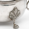 Victorian Silver Plated Sauce Boat with an Unusual Hinged Engraved Lid